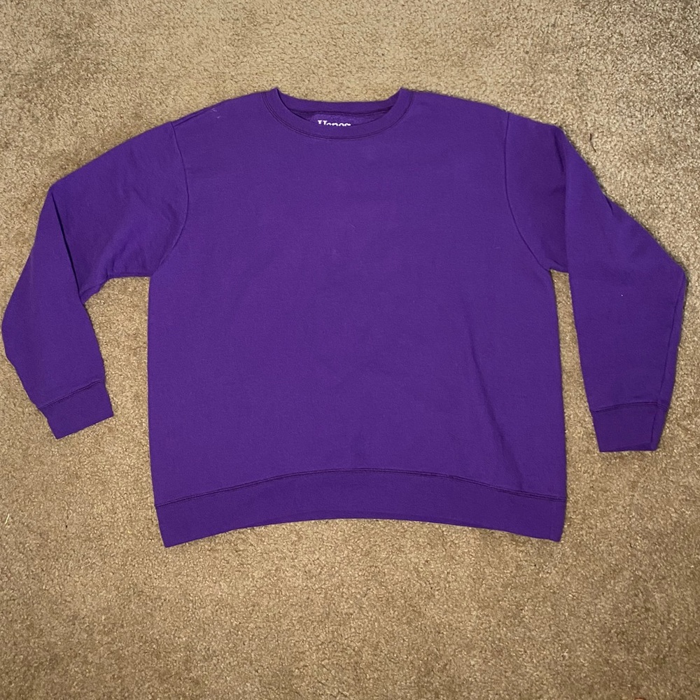 Hanes Purple Sweatshirt